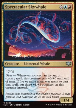 Spectacular Skywhale - Secrets of Strixhaven (Uncommon) [SOS-229] Image principale du produit