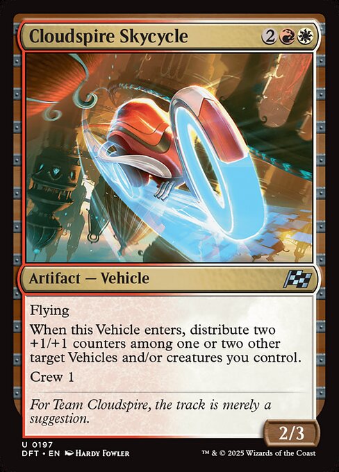 Cloudspire Skycycle – Aetherdrift (DFT-197) Magic: The Gathering card