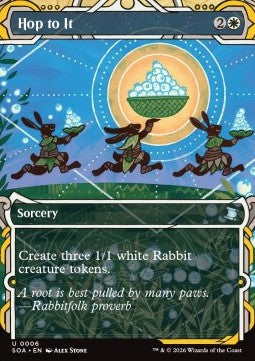 Hop to It (V.1) - Secrets of Strixhaven: Mystical Archive (Uncommon) [SOA-6] Main image