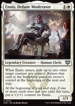 Ennis, Debate Moderator - Secrets of Strixhaven (Uncommon) [SOS-14] Hauptbild