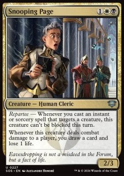 Snooping Page - Secrets of Strixhaven (Uncommon) [SOS-227]