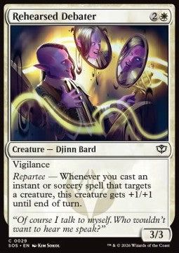 Rehearsed Debater - Secrets of Strixhaven (Common) [SOS-29]