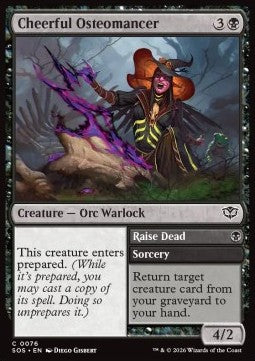 Cheerful Osteomancer // Raise Dead - Secrets of Strixhaven (Common) [SOS-76] Hauptbild