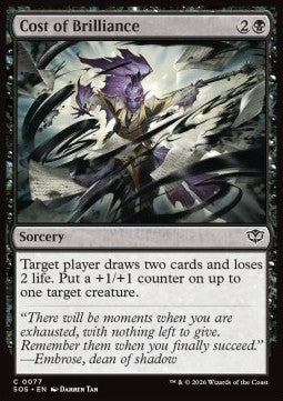 Cost of Brilliance - Secrets of Strixhaven (Common) [SOS-77]
