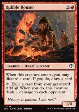 Rubble Rouser - Secrets of Strixhaven (Common) [SOS-128]