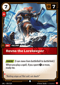 Revna the Lorekeeper - Unleashed (Common) [UNL-005] Main image