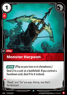 Monster Harpoon - Unleashed (Uncommon) [UNL-014] Main image