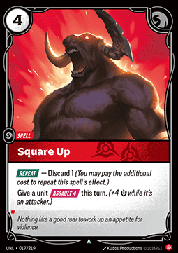 Square Up - Unleashed (Uncommon) [UNL-017] Main image