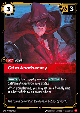 Grim Apothecary - Unleashed (Rare) [UNL-021] Immagine principale del prodotto
