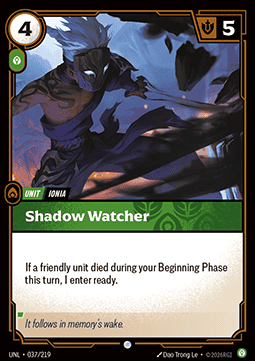 Shadow Watcher - Unleashed (Common) [UNL-037] Immagine principale del prodotto