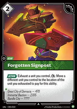 Forgotten Signpost - Unleashed (Uncommon) [UNL-045] Main image