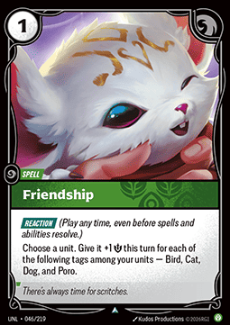 Friendship - Unleashed (Uncommon) [UNL-046] Main image
