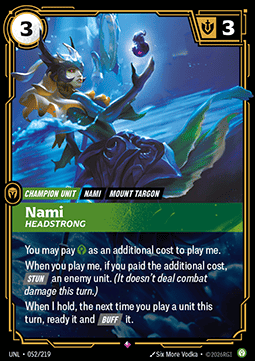 Nami, Headstrong - Unleashed (Rare) [UNL-052] Main image