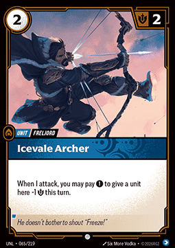 Icevale Archer - Unleashed (Common) [UNL-065] Main image