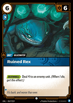 Ruined Rex - Unleashed (Common) [UNL-067] Main image