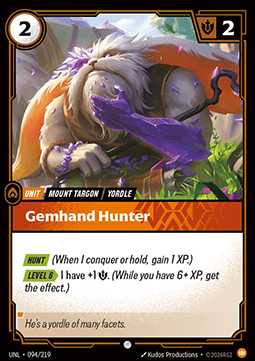 Gemhand Hunter - Unleashed (Common) [UNL-094] Hoofdafbeelding