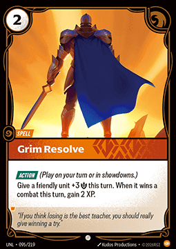 Grim Resolve - Unleashed (Common) [UNL-095] Hoofdafbeelding