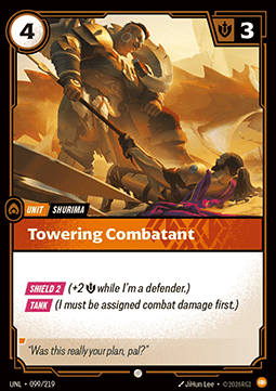 Towering Combatant - Unleashed (Common) [UNL-099] Hoofdafbeelding