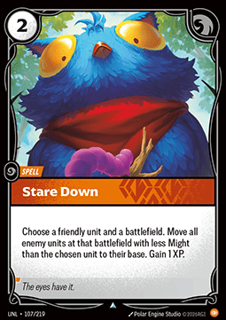 Stare Down - Unleashed (Uncommon) [UNL-107] Hoofdafbeelding