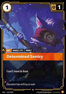 Determined Sentry - Unleashed (Rare) [UNL-111] Hoofdafbeelding