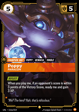 Poppy, Paragon (V.2 - Showcase) - Unleashed (Showcase) [UNL-116a] Hoofdafbeelding