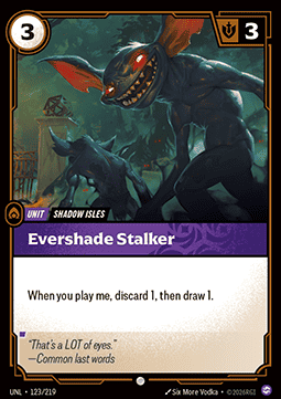 Evershade Stalker - Unleashed (Common) [UNL-123] Hoofdafbeelding