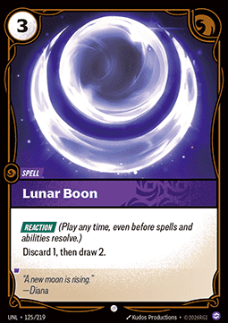 Lunar Boon - Unleashed (Common) [UNL-125] Hoofdafbeelding