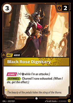 Black Rose Dignitary - Unleashed (Common) [UNL-152] Hoofdafbeelding