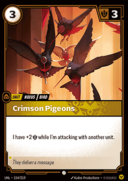 Crimson Pigeons - Unleashed (Common) [UNL-154] Hoofdafbeelding