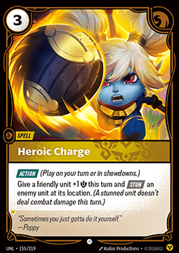 Heroic Charge - Unleashed (Common) [UNL-155] Hoofdafbeelding