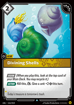 Divining Shells - Unleashed (Uncommon) [UNL-161] Immagine principale del prodotto