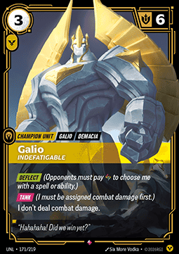 Galio, Indefatigable - Unleashed (Rare) [UNL-171] Immagine principale del prodotto