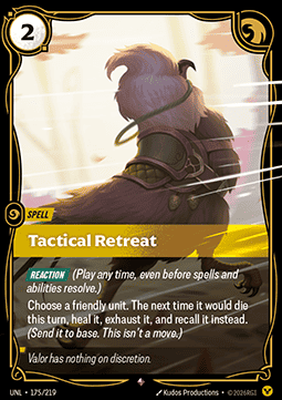 Tactical Retreat - Unleashed (Rare) [UNL-175] Immagine principale del prodotto