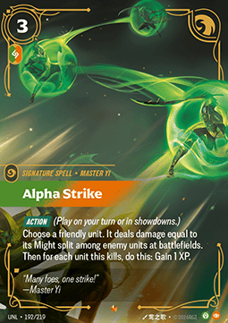 Alpha Strike - Unleashed (Epic) [UNL-192] Image principale du produit