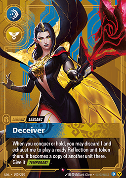 Leblanc, Deceiver (V.1 - Rare) - Unleashed (Rare) [UNL-199] Image principale du produit