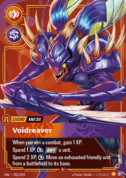 Kha'Zix, Voidreaver (V.1 - Rare) - Unleashed (Rare) [UNL-201] Image principale du produit