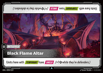 Black Flame Altar - Unleashed (Uncommon) [UNL-208] Immagine principale del prodotto