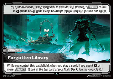 Forgotten Library - Unleashed (Uncommon) [UNL-211] Immagine principale del prodotto