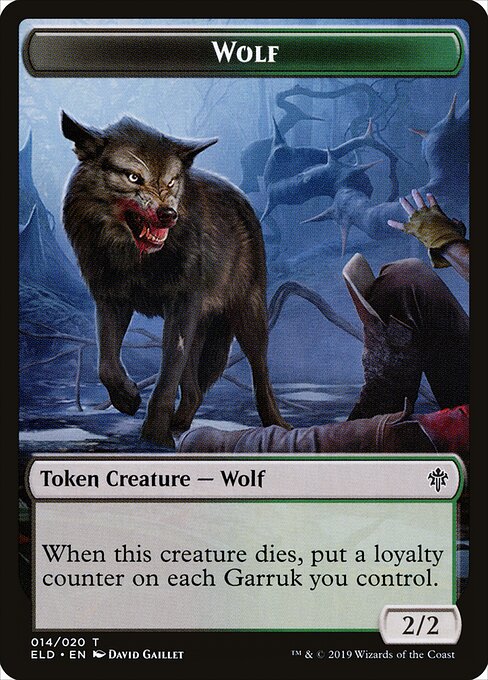 Wolf – Throne of Eldraine Tokens (TELD-14) Magic: The Gathering card | LC-REM-20260804-15150642921804-88452ed7-1065-41c3-94a6-dc41108c45c1