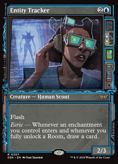Entity Tracker – Duskmourn: House of Horror (DSK-307) Magic: The Gathering card | LC-REM-20260804-15523470049612-885098d1-f9b4-429b-97b5-c5c448111e22