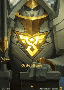 Order Rune (V.2 - Showcase) - Unleashed (Showcase) [UNL-R06a]