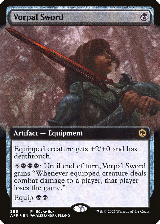 Magic-kaart Vorpal Sword BABP-396 uit Buy a Box Promos (Rare) Image principale du produit