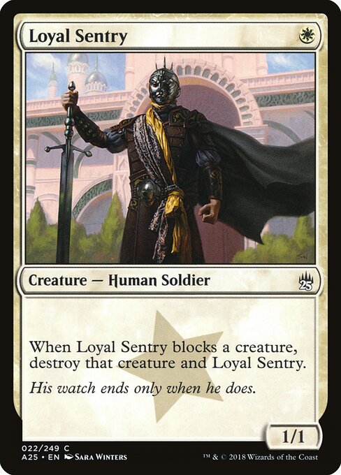 Loyal Sentry – Masters 25 (A25-22) Magic: The Gathering card