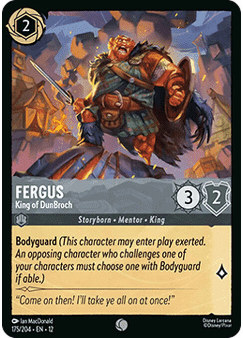 Fergus - King of DunBroch — Wilds Unknown (12WIL-175) Lorcana card Image principale du produit