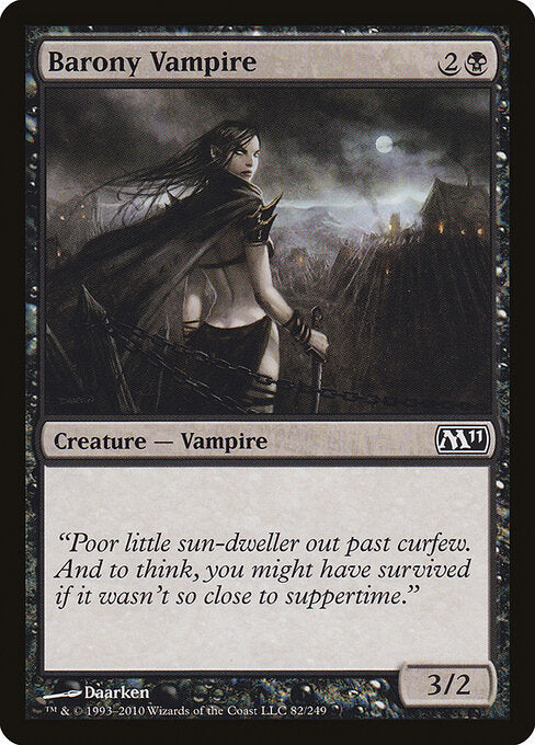 Barony Vampire – Magic 2011 (M11-82) Magic: The Gathering card Imagen principal del producto
