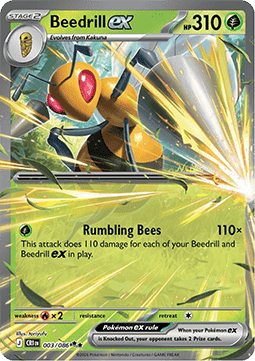 Beedrill ex - Chaos Rising (Double Rare) [CRI-003]