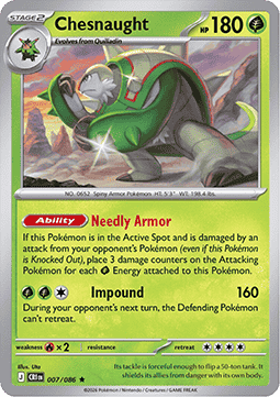 Chesnaught - Chaos Rising (Rare) [CRI-007]
