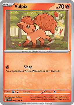 Vulpix - Chaos Rising (Common) [CRI-008] Main image