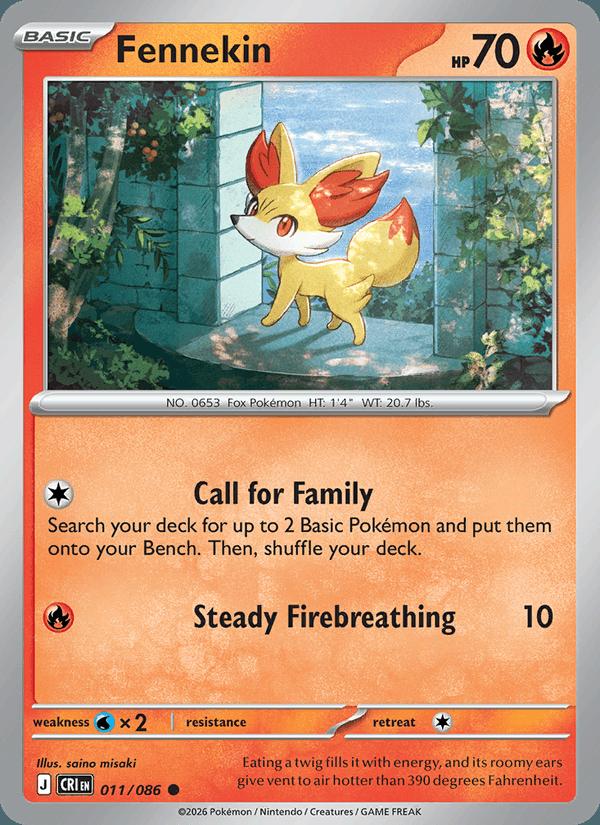 Fennekin - Chaos Rising (Common) [CRI-011] Imagen principal del producto