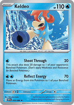 Keldeo - Chaos Rising (Rare) [CRI-019]